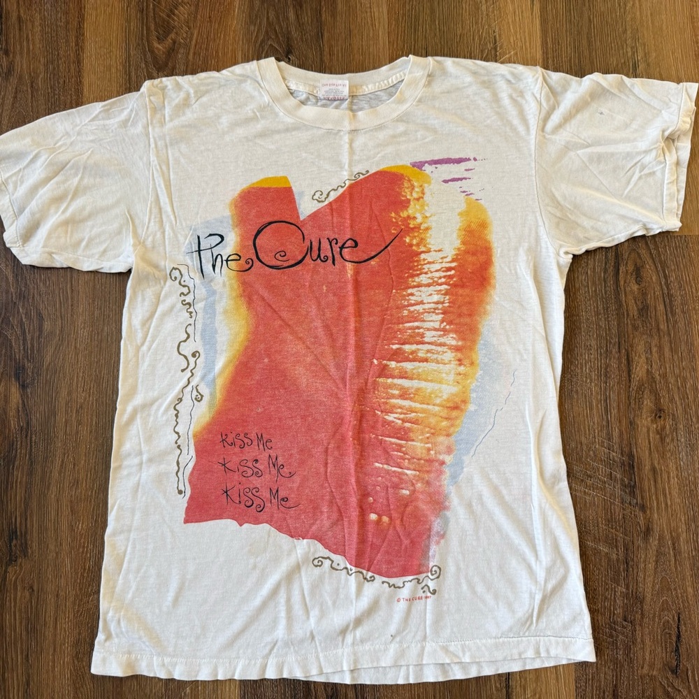 Vintage 1987 Cure Kissing Tour Shirt